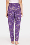 Rosaline Mystic Town Knit Cotton Pyjama (Pack of 2) - Purple Orange — thumbnail 9